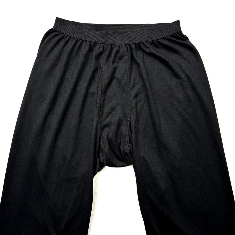 Patagonia Capilene Base Layer Pants Mens XL Black Long Johns Made in USA 44292